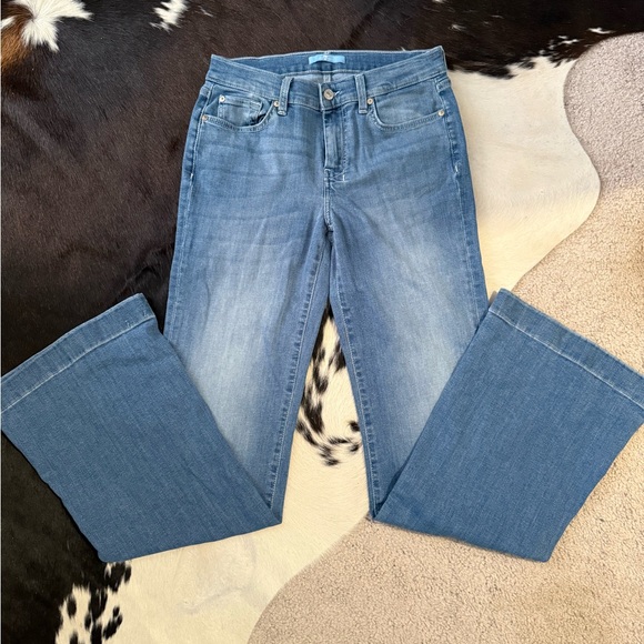 7 For All Mankind Denim - 7 For All Mankind Blue Flare Jeans